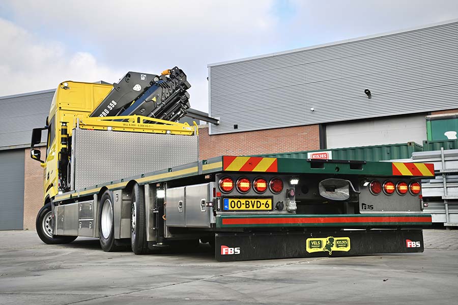 hiab laadkraan op daf