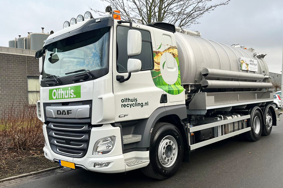 DAF Olthuis Recycling vacuumwagen