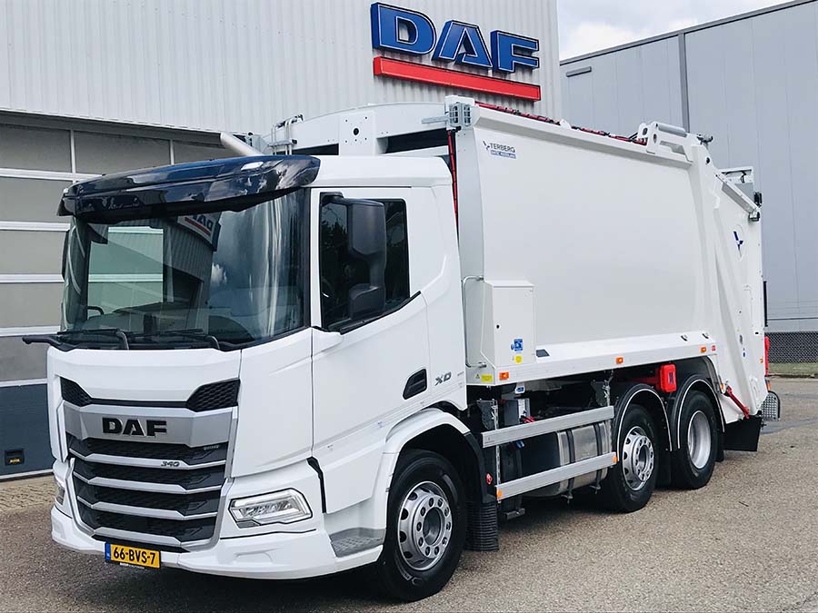 daf xd huisvuil inzamelvoertuig