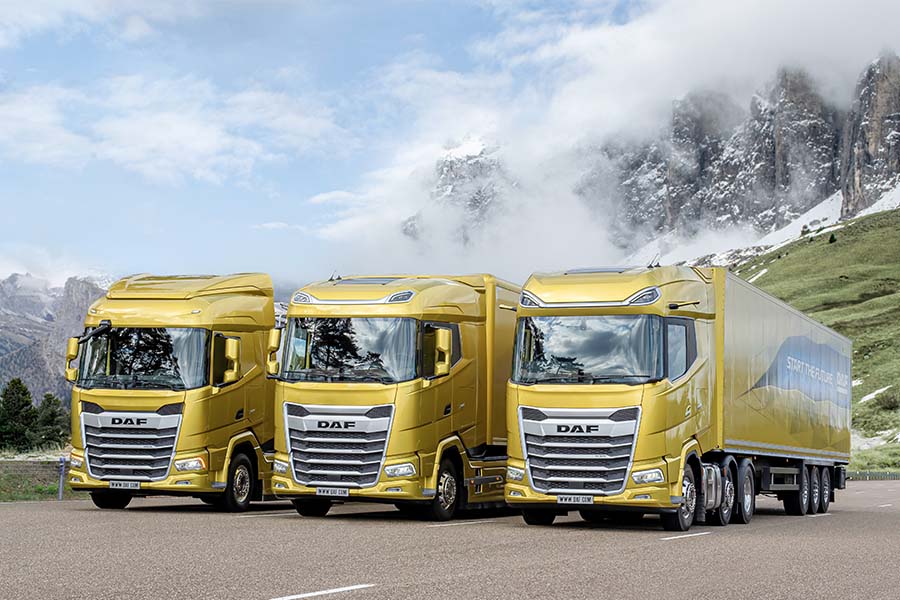Nieuwe daf 2021 trucks