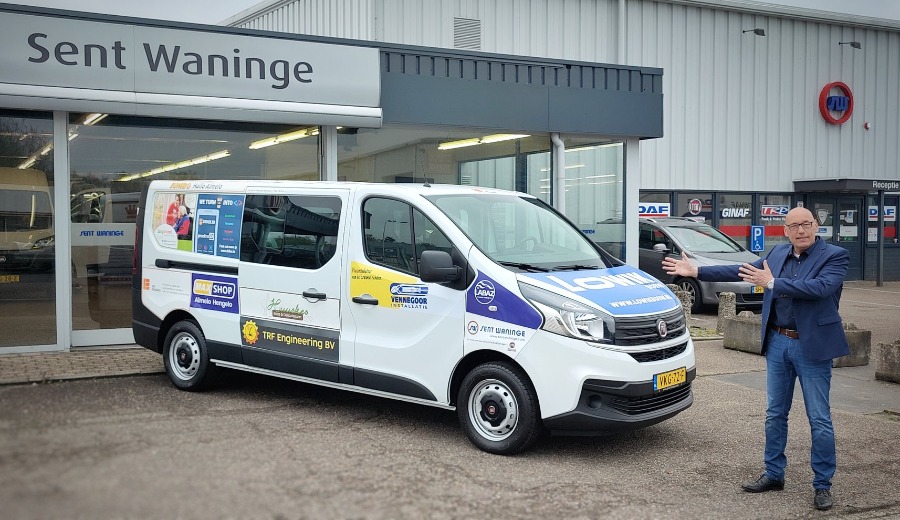 Fiat Talento aan Het Erasmus 