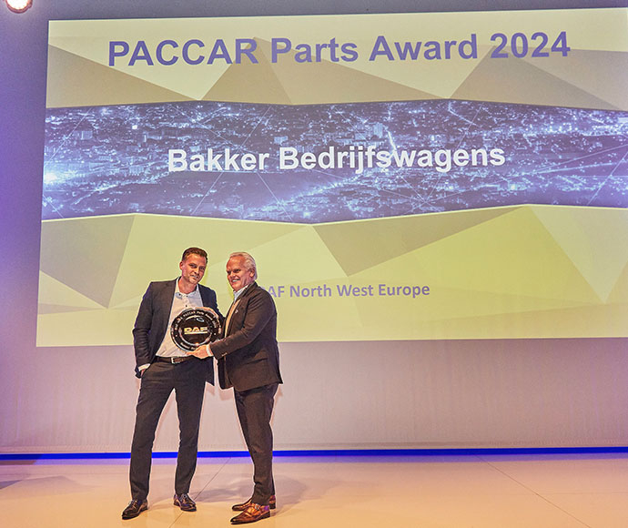 overhandiging paccar parts award 2024