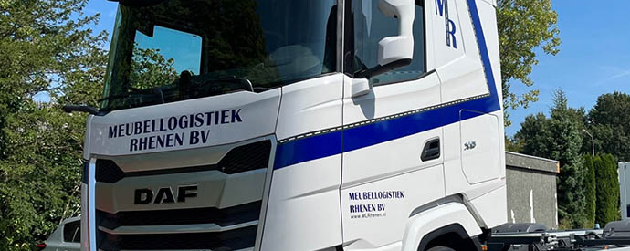 meubellogistiek rhenen daf xg bakwagen