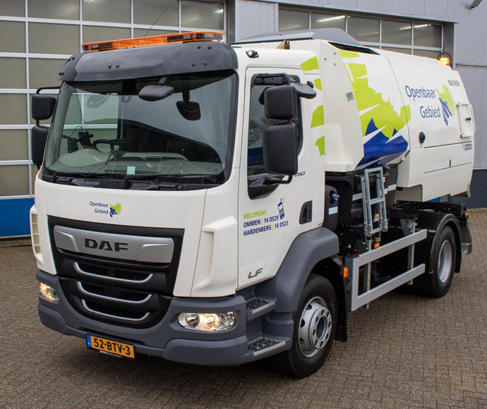 DAF veegmachine gemeente hardenberg